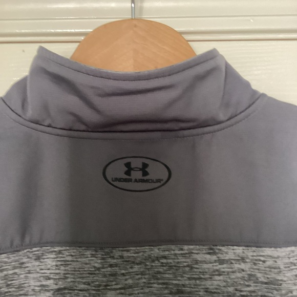 Men”s Jacket Gray Under‎ Armor Cold Gear Zip Up Size XXL - Picture 6 of 10